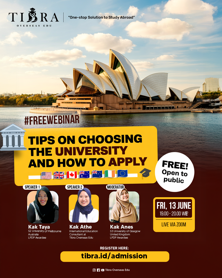 Tips on Choosing the University and How to Apply