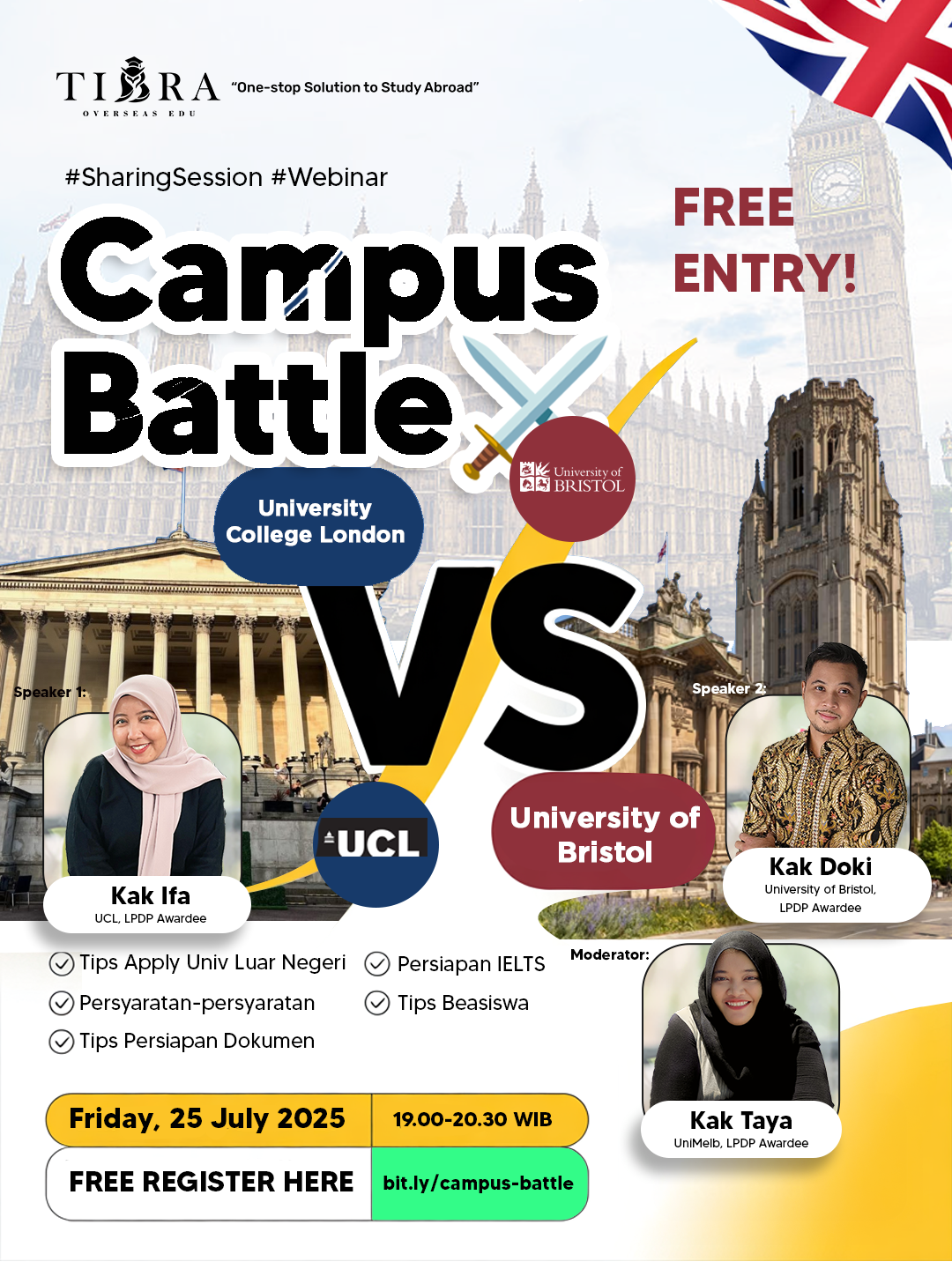 Campus Battle UCL vs Bristols