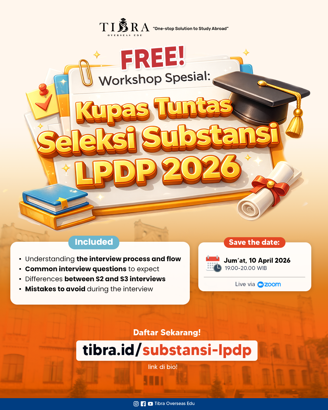 Webinar Kupas Tuntas Seleksi Substansi (Wawancara) LPDP 2026